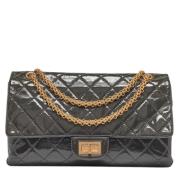 Chanel Vintage Pre-owned Laeder chanel-vskor Gray, Dam