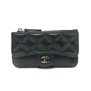 Chanel Vintage Pre-owned Laeder plnbcker Black, Dam