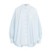 Lanvin Blå Puffärm Skjorta Blue, Dam