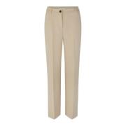 Modström Cropped Trousers Beige, Dam