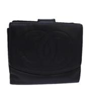 Chanel Vintage Pre-owned Laeder plnbcker Black, Dam