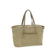 Prada Vintage Pre-owned Nylon prada-vskor Beige, Dam