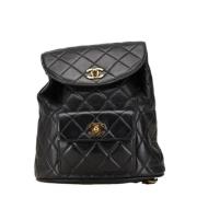 Chanel Vintage Pre-owned Laeder chanel-vskor Black, Dam