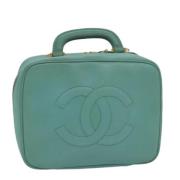 Chanel Vintage Pre-owned Laeder chanel-vskor Green, Dam