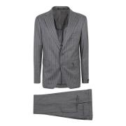 Tagliatore Herrkläder Overall Grigio Silver Aw24 Gray, Herr