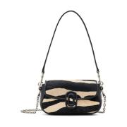 Marc Jacobs Zebra Haircalf Clover Axelväska Black, Dam