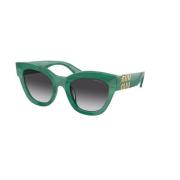 Miu Miu Grön Gradient Solglasögon MU 01Ys Green, Unisex