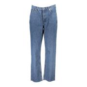 Tommy Hilfiger Klassiska Blå Straight Jeans 5 Fickor Blue, Dam