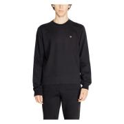 Napapijri Crew Neck Sweater Höst/Vinter Kollektion Black, Herr