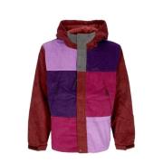 HUF Sammet Mountain Jacket med Dragkedja Stängning Multicolor, Herr