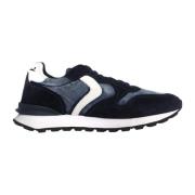 Voile Blanche Blå Sneakers Paris Race Man Blue, Herr