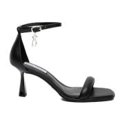 Steve Madden High Heel Sandals Black, Dam