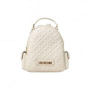 Love Moschino Quiltad PU Ryggsäck White, Dam