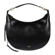 Lancel Stilren Origami Hobo Väska Black, Dam