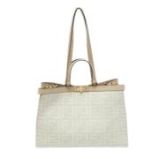 Fendi Vintage Pre-owned Laeder fendi-vskor White, Dam