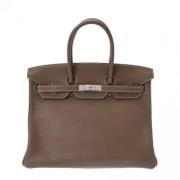 Hermès Vintage Pre-owned Laeder handvskor Brown, Dam