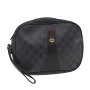 Gucci Vintage Pre-owned Laeder kuvertvskor Black, Dam