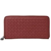 Bottega Veneta Vintage Pre-owned Tyg plnbcker Red, Dam