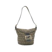 Fendi Vintage Pre-owned Canvas fendi-vskor Blue, Dam