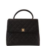 Chanel Vintage Pre-owned Laeder handvskor Black, Dam