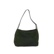 Prada Vintage Pre-owned Nylon prada-vskor Green, Dam