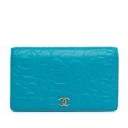 Chanel Vintage Pre-owned Laeder plnbcker Blue, Dam