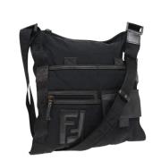 Fendi Vintage Pre-owned Canvas fendi-vskor Black, Dam