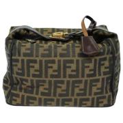 Fendi Vintage Pre-owned Canvas fendi-vskor Brown, Dam