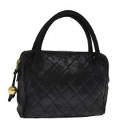 Chanel Vintage Pre-owned Laeder chanel-vskor Black, Dam