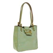 Fendi Vintage Pre-owned Canvas fendi-vskor Green, Dam