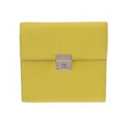 Hermès Vintage Pre-owned Laeder plnbcker Yellow, Dam