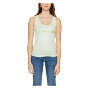 Guess Glittrande Grön Tanktop Green, Dam