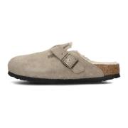 Birkenstock Klassiska träskor i taupemocka Beige, Dam