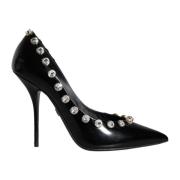 Dolce & Gabbana Kristallprydda högklackade pumps Black, Dam