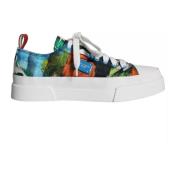 Dolce & Gabbana Färgglada Patchwork Snörskor Multicolor, Dam