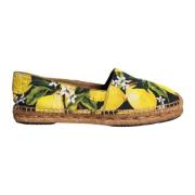 Dolce & Gabbana Multifärgad Lemon Slip On Espadrilles Multicolor, Dam