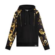 Versace Jeans Couture Svart tröja med ***cv Black, Herr