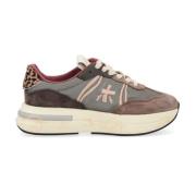 Premiata Cassie VAR 7003 Stiliga Sneakers Multicolor, Dam