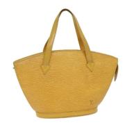 Louis Vuitton Vintage Pre-owned Laeder louis-vuitton-vskor Yellow, Dam