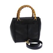 Gucci Vintage Pre-owned Laeder gucci-vskor Black, Dam