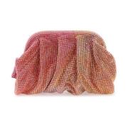 Benedetta Bruzziches Kristall Mesh Handgjord Clutch Multicolor, Dam