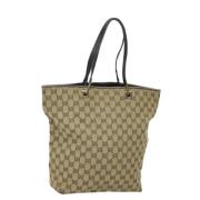 Gucci Vintage Pre-owned Canvas gucci-vskor Brown, Dam