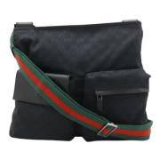 Gucci Vintage Pre-owned Canvas gucci-vskor Black, Dam