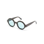 Marni VJ0Nakagin Tower Clouds Havana Sunglasses Black, Unisex