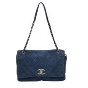 Chanel Vintage Pre-owned Laeder chanel-vskor Blue, Dam