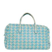 Bottega Veneta Vintage Pre-owned Laeder handvskor Blue, Dam