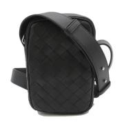 Bottega Veneta Vintage Pre-owned Laeder axelremsvskor Black, Dam