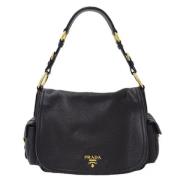 Prada Vintage Pre-owned Laeder prada-vskor Black, Dam