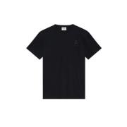 Isabel Marant Étoile Svart Bomull Logo T-shirt Kortärmad Black, Dam