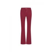 Fabienne Chapot Eva Flare Trousers Red, Dam